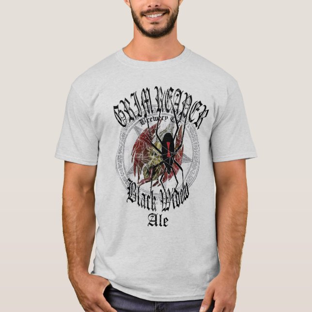 BLACK-WIDOW-ALE #3 T-Shirt (Front)