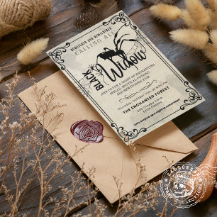 Black Widow Bewitched and Bewildered Vintage card