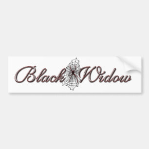 Black Widow Bumper Sticker