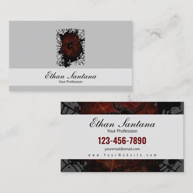 Black Widow Business Card (Front/Back)