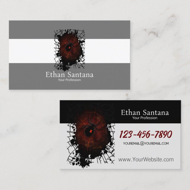 Black Widow Business Card (Front/Back)