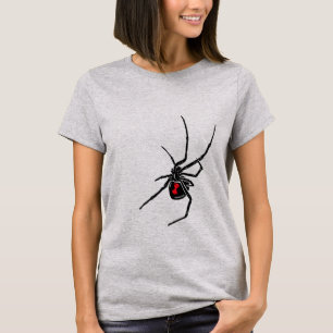 Black Widow design on a shirt 