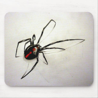 Black widow mouse mat