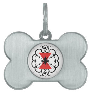 Black Widow Pet ID Tag