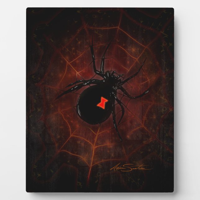 Black Widow (Signature Design) Plaque (Front)