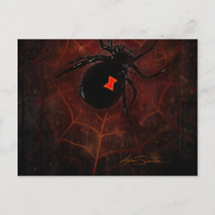 Black Widow (Signature Design) Postcard