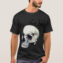 Black Widow Skull T-shirt