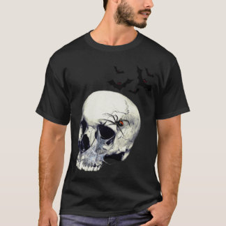 Black Widow Skull T-shirt