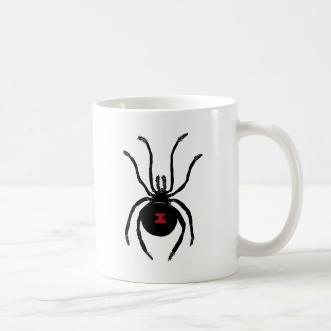 black widow spider coffee mug (Right)