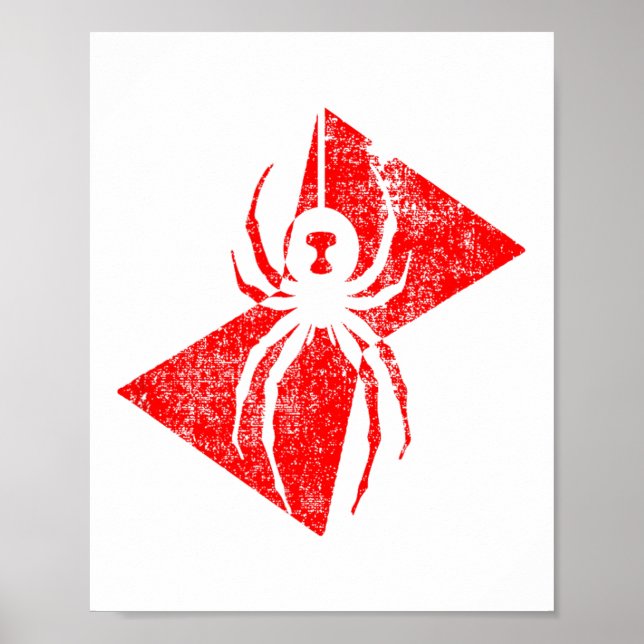 Black Widow Spider Gift _1  Poster (Front)