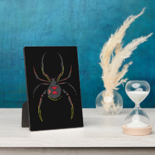 Black Widow Spider Gift Spider Lovers Plaque