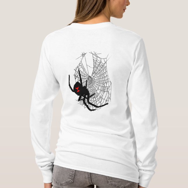 black widow spider, I'm Poison! T-Shirt (Back)