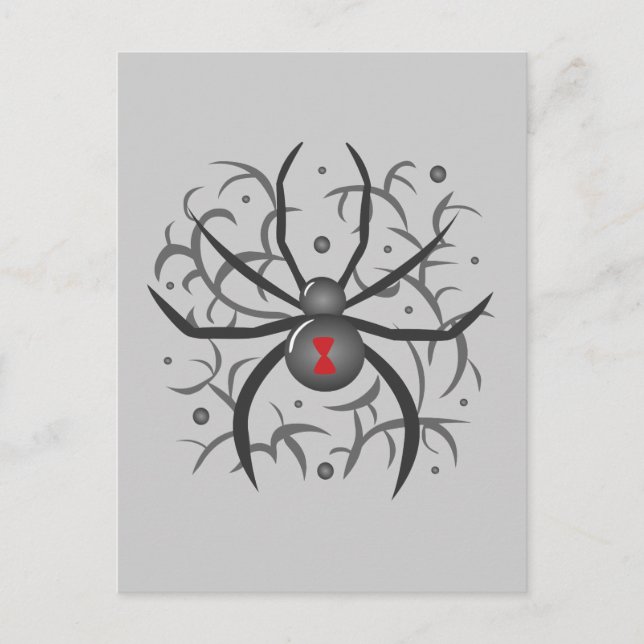 Black Widow Spider Postcard (Front)
