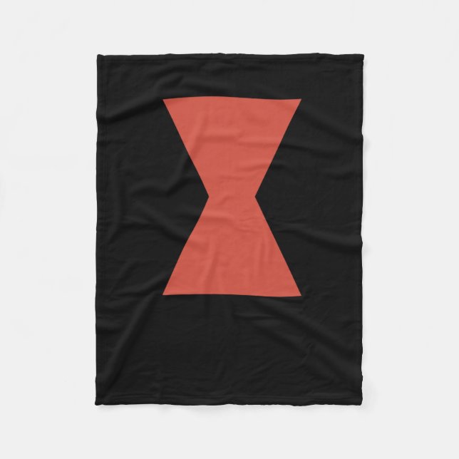 Black Widow Spider Sticker  Fleece Blanket (Front)