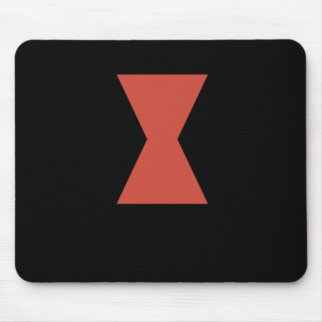 Black Widow Spider Sticker  Mouse Mat (Front)