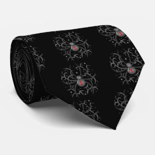 Black Widow Spider Tie