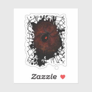 Black Widow Spider Web Gothic Dark Edgy Mini