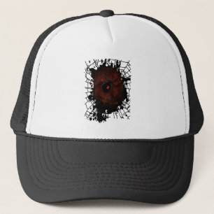 Black Widow Spider Web Gothic Dark Edgy Trucker Hat