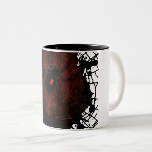 Black Widow Two-Tone Coffee Mug