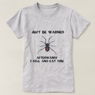 Black Widow Warning T-Shirt