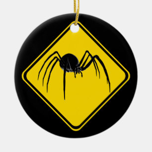 Black Widow Xing! Ceramic Tree Decoration