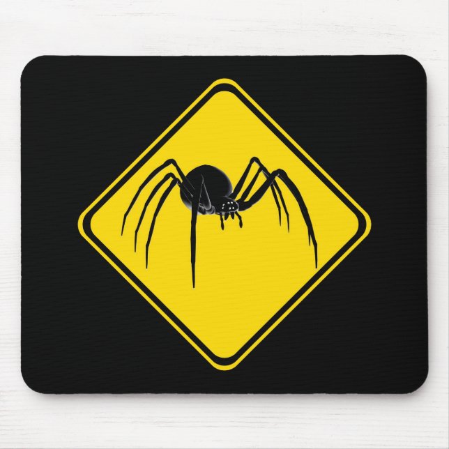 Black Widow Xing! Mouse Mat (Front)