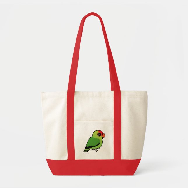 Black-winged Lovebird Tote Bag (Front)