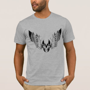 Black Winged Skull T-Shirt