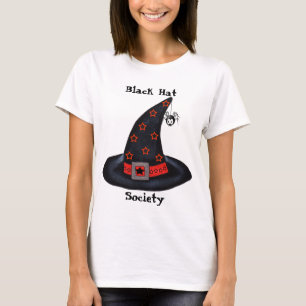 Black Witch Hat With Stars and Spider Shirt
