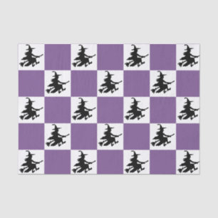 Black Witches Chequered Tissue Paper