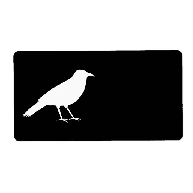 Black with a White Crow. (Front)
