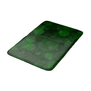 Black With Green Spots, Bath Mat