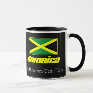 Black with Jamaica Flag Mug