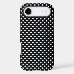 Black with white dots