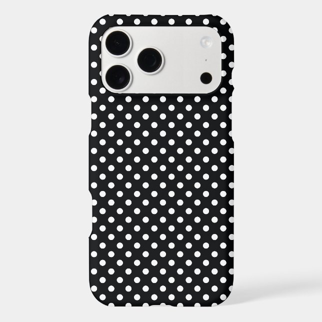Black with white dots (Back)