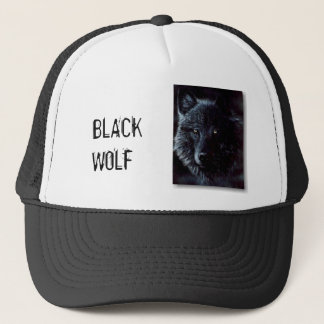 black-wolf, BLACK WOLF Trucker Hat