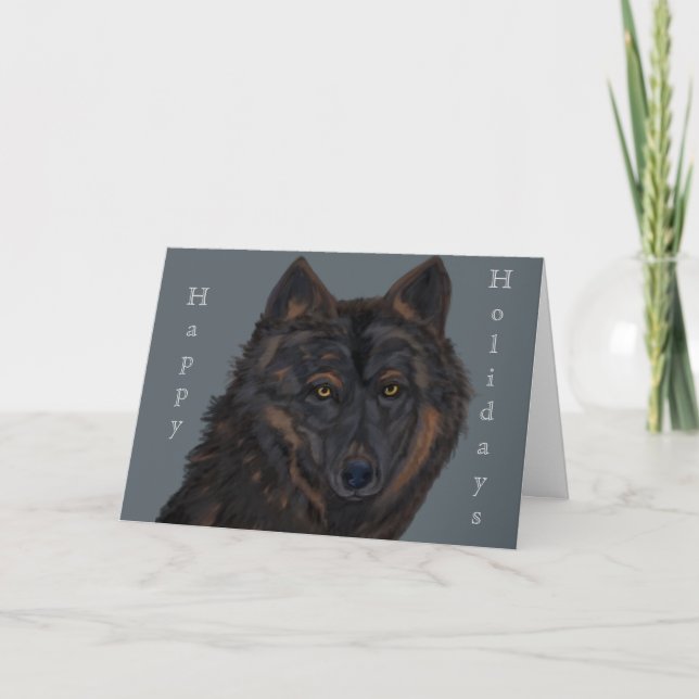 Black Wolf Card (Front)