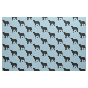 Black Wolf Fabric