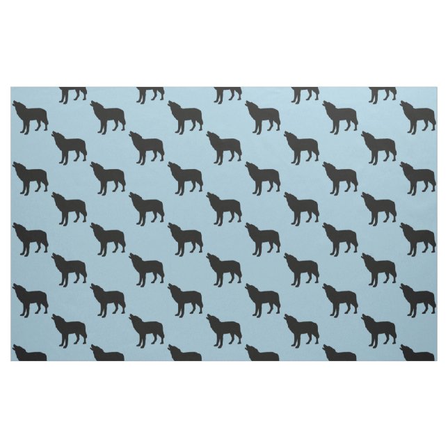 Black Wolf Fabric (Fat Quarter)
