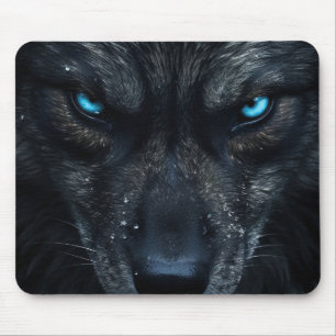 "Black Wolf" Mouse Mat