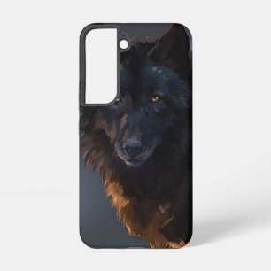 black wolf samsung galaxy case