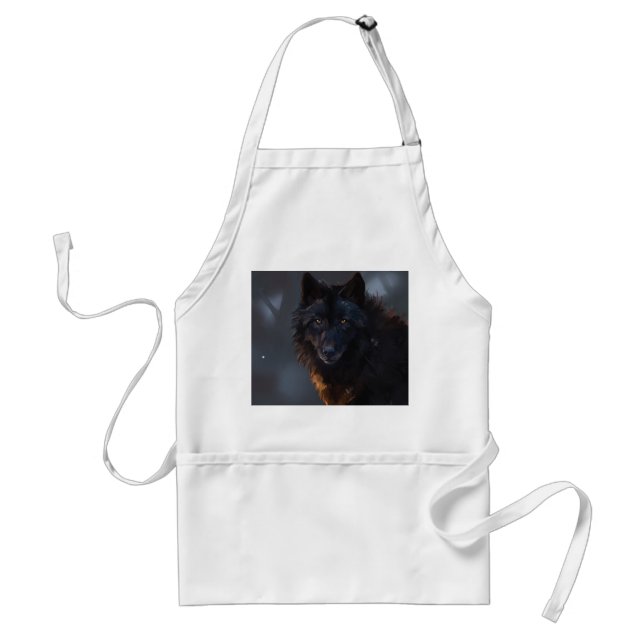 black wolf standard apron (Front)