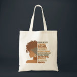 Black Woman Afro Girl Tote Bag<br><div class="desc">Black Woman Afro Girl</div>