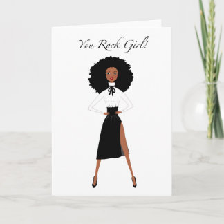 Black Woman Birthday Card