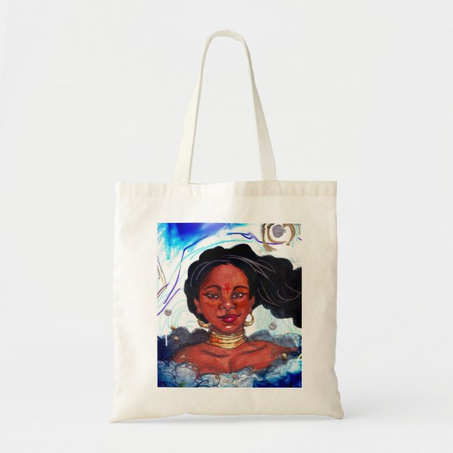 Black Woman Budget Tote (Front)