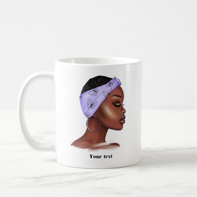 Black Woman Coffee Mug (Left)