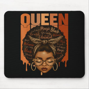 Black Woman Educated Strong Black History Month Gi Mouse Mat