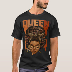 Black Woman Educated Strong Black History Month Gi T-Shirt