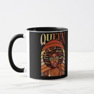Black Woman Educated Strong Melanin Queen African Mug