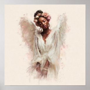 Black Woman Empowerment Art Poster